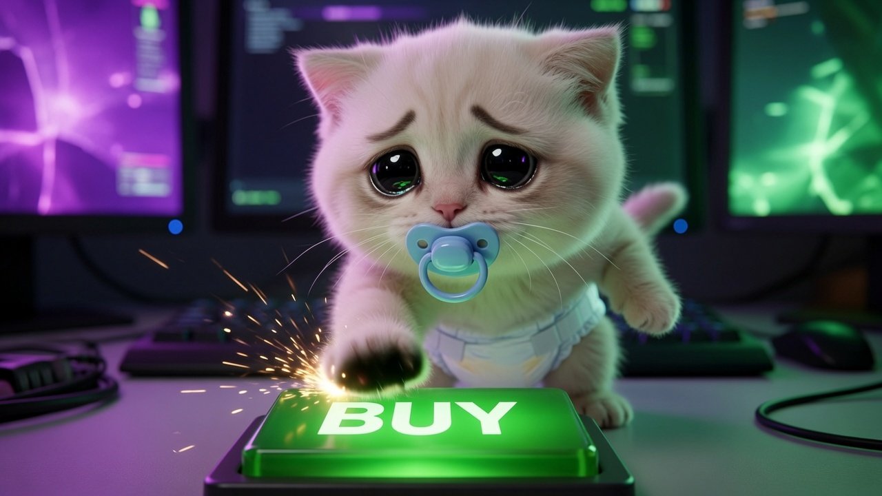 Baby CashCat pressing BUY